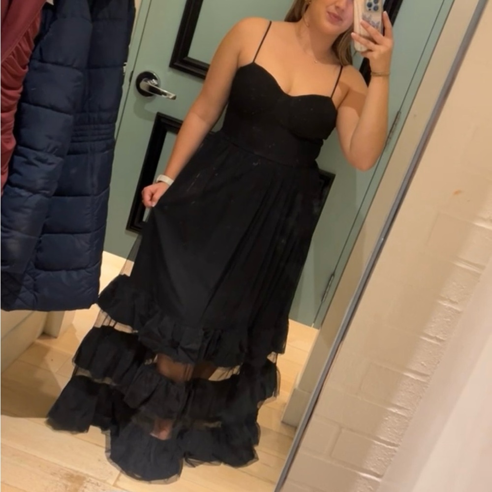 Black formal dress